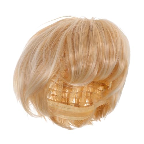 HAMPPLIES Kurzer Schnitt Damen-haarersatzperücke Mit Fransigen Gemischtem -design Braun Und Leichte Synthetische Für Halloween Cosplay Oder Alltag HAMPPLIES Kurzer Schnitt Damen-haarersatzperücke Mit Fransigen Gemischtem -design Braun Und Leichte Synthetische Für Halloween Cosplay Oder Alltag von HAMPPLIES