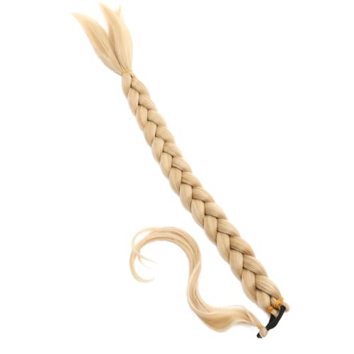 HAMPPLIES Lange Geflochtene Pferdeschwanz Haarverlängerung aus Hitzebeständigem Synthetischem Hochtemperatursilk Komfortabel und Hautfreundlich Voluminöses Styling für Frauen und Mädchen HAMPPLIES Lange Geflochtene Pferdeschwanz Haarverlängerung aus Hitzebeständigem Synthetischem Hochtemperatursilk Komfortabel und Hautfreundlich Voluminöses Styling für Frauen und Mädchen von HAMPPLIES