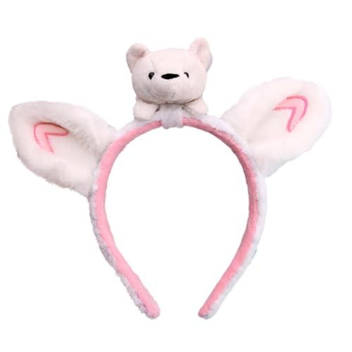 HAMPPLIES Leichtes Panda Ohr Stirnband Haarreif mit Einzigartigem Design für Damen Mädchen Party Cosplay Zubehör Lustiges Auffälliges Haaraccessoire für Unvergessliche Fotos und Festliche von HAMPPLIES