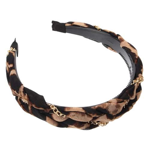HAMPPLIES Leopard Print Stirnband Damen Verstellbar Stoff Haarband Mode Haarschmuck Komfortabel Sicherer Sitz Kopfgröße Anpassbar Ästhetisches Accessoire HAMPPLIES Leopard Print Stirnband Damen Verstellbar Stoff Haarband Mode Haarschmuck Komfortabel Sicherer Sitz Kopfgröße Anpassbar Ästhetisches Accessoire von HAMPPLIES
