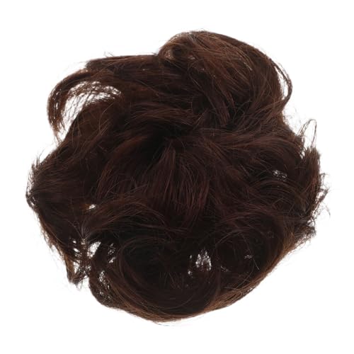 HAMPPLIES Lockiges Dutt-haarteil Aus Echthaar Elastisch Und Gewellt Für Messy Bun Frisuren Geeignet Als Pferdeschwanz-dutt Oder Chignon-accessoire Für Mädchen von HAMPPLIES