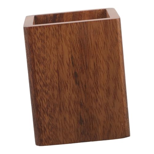 HAMPPLIES Make Up Organizer Holz Kosmetikpinselhalter Stiftehalter Schreibtisch Organizer Multifunktional für Schminktisch und Elegant Platzsparend von HAMPPLIES