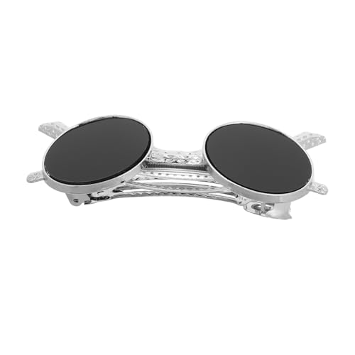 HAMPPLIES Metal Haarklammer Sonnenbrille Design Retro Stil Haarnadel mit Federclip Langlebig und Leicht für Damen und Flechtfrisuren Tragbar für Unterwegs von HAMPPLIES