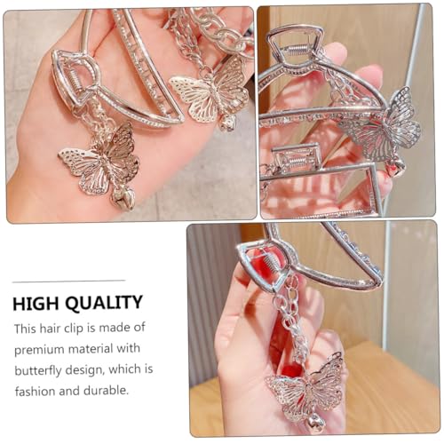 HAMPPLIES Metall Haarspange Damen Ketten Design Hohl Geometrisch Langlebiger Haarclip Modisches Accessoire für Frauen Frisuren Styling von HAMPPLIES