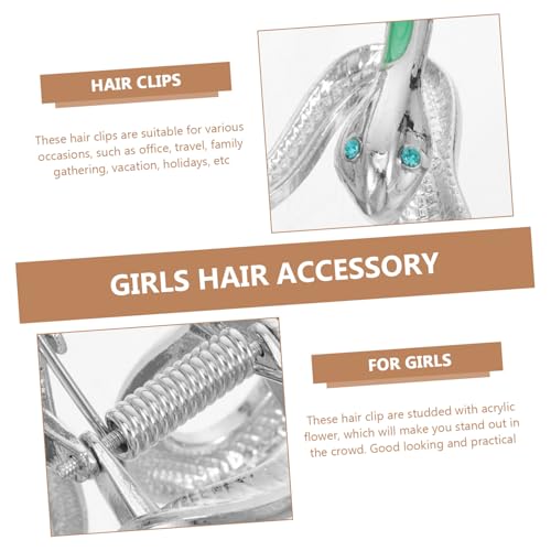 HAMPPLIES Metallic Snake Hairpin mit Strassverzierung Haarklammer für Mädchen Robuster Haarclip für Alltag Party und Festliche Anlässe Rutschfestes Design Geeignet für Dünnes und Langes HAMPPLIES Metallic Snake Hairpin mit Strassverzierung Haarklammer für Mädchen Robuster Haarclip für Alltag Party und Festliche Anlässe Rutschfestes Design Geeignet für Dünnes und Langes von HAMPPLIES