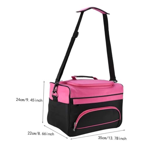 HAMPPLIES Multifunktionale Kosmetiktasche Canvas Großes Fassungsvermögen Kosmetik und Friseurtasche Reise Organizer mit Fächern für Scheren Kämme Haarnadeln Geeignet für Damen von HAMPPLIES