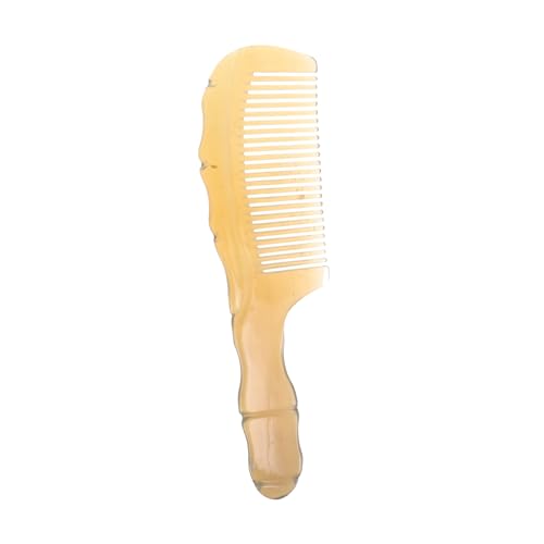 HAMPPLIES Natürlicher Kuhhorn Kamm für Frauen Großes Statikarmes Massage Kamm Design zur Kopfhaut Entwirrt Mühelos Ganzjährig Warm Kühl Komfortabler Griff für Hausgebrauch HAMPPLIES Natürlicher Kuhhorn Kamm für Frauen Großes Statikarmes Massage Kamm Design zur Kopfhaut Entwirrt Mühelos Ganzjährig Warm Kühl Komfortabler Griff für Hausgebrauch von HAMPPLIES