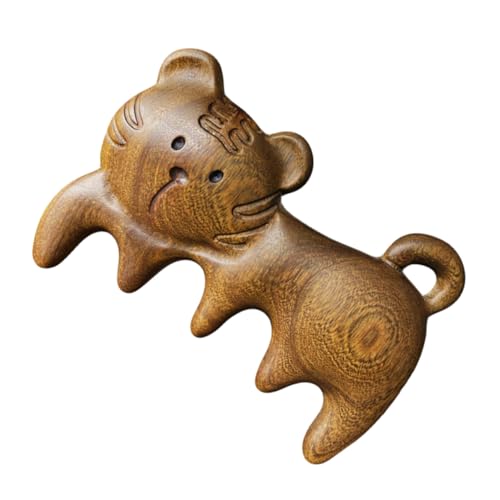 HAMPPLIES Natürlicher Sandelholz haarkamm Breitzinkig mit Massagefunktion Antistatisch Kopfhautreiniger und Blutkreislaufstimulator Geeignet für Frauen und Männer Sanfte Entwirrung und von HAMPPLIES