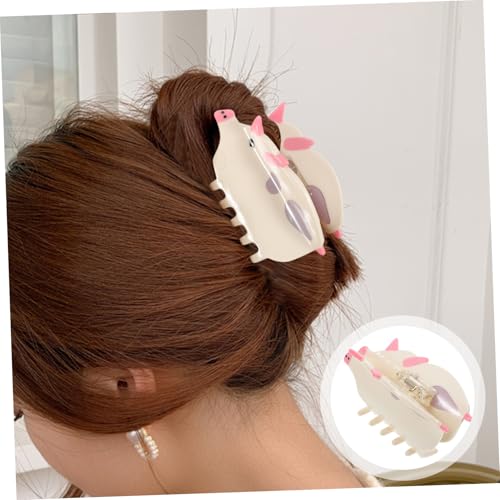 HAMPPLIES Pig Claw Hair Clip aus Langlebigem Acetat Verspielter Tierform haarschmuck für Frauen und Teens Stabiler Kieferclip für Verschiedene Haarfarben und Modische Hochsteckfrisuren von HAMPPLIES