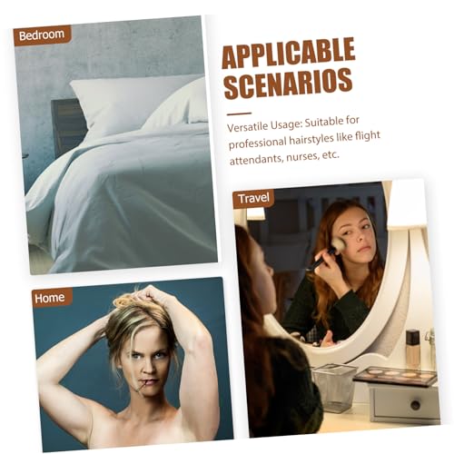 HAMPPLIES Professionelles Haarnetz mit Schleifen clip Elastisches Dutt netz für Damen und Mädchen Geeignet für Servicekräfte Krankenschwestern und Ballett Leichter und Langlebiger von HAMPPLIES