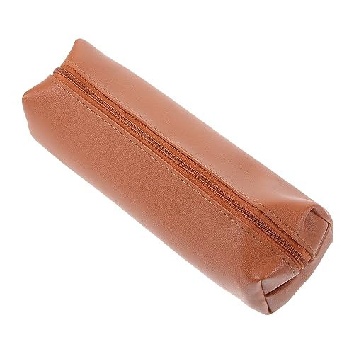 HAMPPLIES Reise-Kosmetiktasche Aus Leder Für Make-up-Pinsel Organizer Für Kosmetikpinsel Tragbar Für Reisen Termine Und Wochenendausflüge Kompakt Und Langlebig von HAMPPLIES