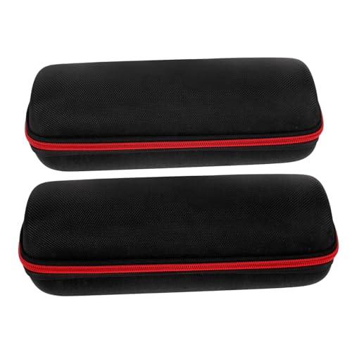 HAMPPLIES Robustes Wireless Mikrofon Case mit Stoßfestem Hardcase Handliches Reise-etui für Kabellose Mikrofone Organizer für Kabel Batterien und Empfänger Sicherer Schutz bei Transport und von HAMPPLIES