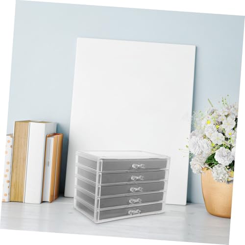 HAMPPLIES Sammelbox Für Steine Durchsichtige Fächervitrine Aus Acryl Steinsammlungsvitrine Mit Samt-innenfutter Organizer Für Steinsammlungen Transparente Präsentationsbox Für Steine von HAMPPLIES