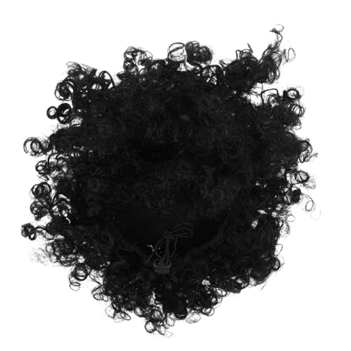 HAMPPLIES Short Curly Afro Wig für Frauen Natürlicher Look Synthetische Pflegeleichte Afro-perücke mit Fransen Geeignet für Cosplay Partys und Alltag Schwarze Voluminöse Locken HAMPPLIES Short Curly Afro Wig für Frauen Natürlicher Look Synthetische Pflegeleichte Afro-perücke mit Fransen Geeignet für Cosplay Partys und Alltag Schwarze Voluminöse Locken von HAMPPLIES