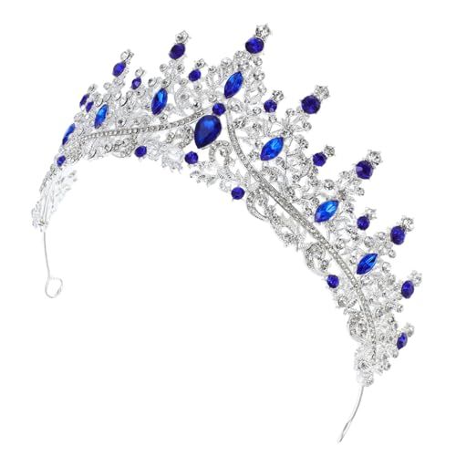HAMPPLIES Silberne Barock Kristallkrone Haarschmuck für Damen und Mädchen Tiara Stirnband für Hochzeit Abschlussball Geburtstagsparty und Festliche Anlässe HAMPPLIES Silberne Barock Kristallkrone Haarschmuck für Damen und Mädchen Tiara Stirnband für Hochzeit Abschlussball Geburtstagsparty und Festliche Anlässe von HAMPPLIES