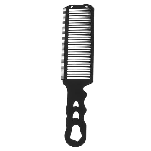 HAMPPLIES Statischer Hitzebeständiger Friseurkamm aus Robustem Abs Bruchsicher Leichter Stylingkamm für Herren Bart und Haare Praktisches Tragbares Haarpflegewerkzeug für Salon und Alltag von HAMPPLIES