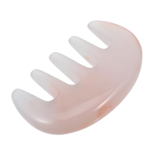 HAMPPLIES Statischer Massagekamm aus Natürlichem Resin Langlebiger Frauen Kamm mit Breiten Zähnen zur Kopfhautpflege und Haarschonung Vielseitiges Haarschneide und Beautyttool für Zuhause von HAMPPLIES