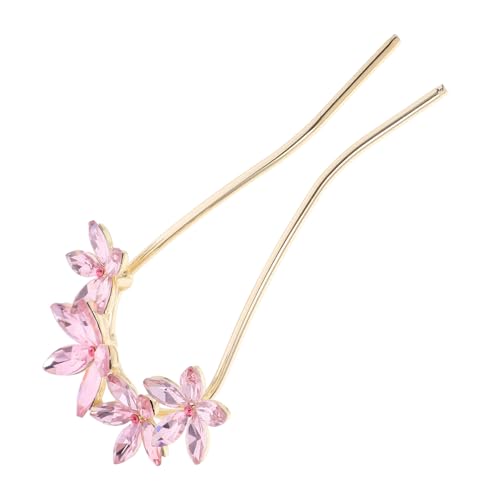 HAMPPLIES Strass Haarnadel u Form Für Frauen Braut Hochzeit Frisuren Styling Nadeln Mit Kristallen Haarschmuck von HAMPPLIES