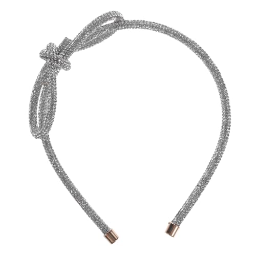 HAMPPLIES Strass Haarschmuck Damen Stirnband mit Schleife Eleganter Brautschmuck für Hochzeiten Geburtstage Abschlussfeiern und Festliche Anlässe Robustes Design für Langanhaltenden von HAMPPLIES