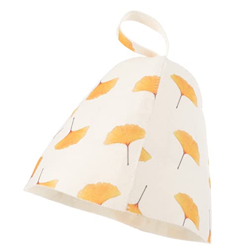 HAMPPLIES Stylischer Dicker Filz Saunahut für Damen und Herren Atmungsaktive Wasserabsorbierende Sauna Mütze mit Hervorragender Isolierung Komfortabel und Langlebig für Sauna und Dampfbad von HAMPPLIES