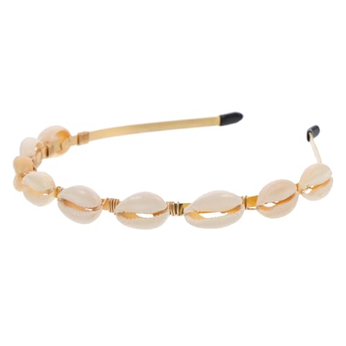 HAMPPLIES Stylisches Muschel Stirnband Damen Haarreif mit Feinem Design und Langlebigem Material Modisches Accessoire für Strandurlaub Partys und Alltag Geeignet für Frauen und Mädchen von HAMPPLIES