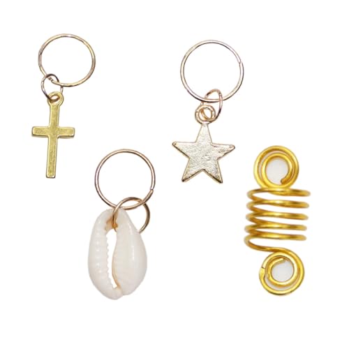 HAMPPLIES Teiliges Metall Haarring für Dreadlocks und Zöpfe Langlebige Leichte Haar Accessoires Kreative Haarschmuck Ringe Geeignet für Flechtfrisuren und Haarverlängerungen von HAMPPLIES