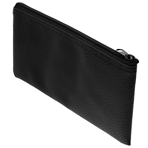 HAMPPLIES Tragbare Mikrofon-Tasche Aus Leder Mit Reißverschluss Organizer Für Mikrofone Kleine Lautsprecher Und Handy Leicht Und Kompakt Für Unterwegs von HAMPPLIES