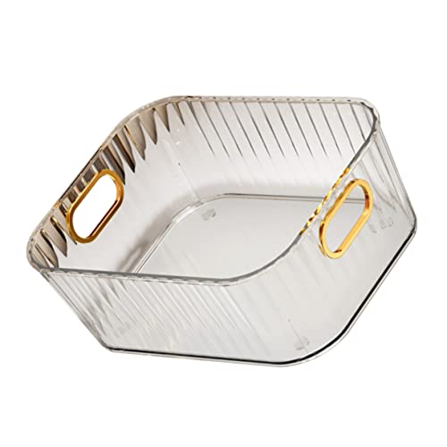 HAMPPLIES Transparente Aufbewahrungsbox Für Kosmetik Make-up Organizer Box Mit Offenem Design Desktop Hautpflege Aufbewahrungsbehälter Badezimmer Organizer Für Kleinigkeiten Bruchfest Und Pl von HAMPPLIES