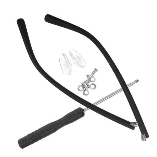 HAMPPLIES Universeller Brillenbügel Ersatzarm Matte Oberfläche Komfortable Brillenarm Beine Leicht zu Montieren für Brillenreparatur und Alltagsschmuck von HAMPPLIES