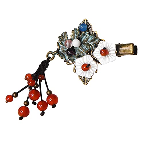 HAMPPLIES Vintage Haarklammer Damen Duckbill Design Haarschmuck Rutschfeste Haarspange für Hochzeit Party Frisur Zubehör von HAMPPLIES