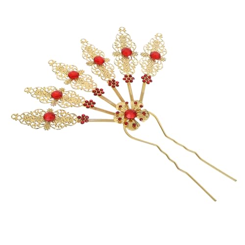 HAMPPLIES Strass-haarschmuck Mit Barocken Metallblättern Und Gabel-clip Für Damen Hochsteckfrisurenhalter Vintage Asiatisches Kopfstück Schmuck Für Chignon Und Bräute HAMPPLIES Strass-haarschmuck Mit Barocken Metallblättern Und Gabel-clip Für Damen Hochsteckfrisurenhalter Vintage Asiatisches Kopfstück Schmuck Für Chignon Und Bräute von HAMPPLIES