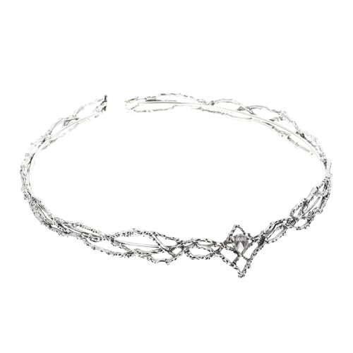 HAMPPLIES Vintage Herren Krone Stirnband aus Legierung Delicate Cosplay Kopfschmuck mit Funkelnden Tropfen und Hautfreundlich für Party Festival und Kostüm von HAMPPLIES