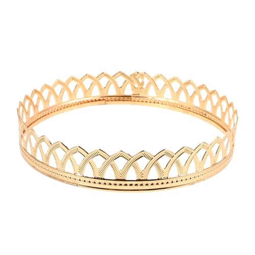 HAMPPLIES Vintage Königskrone Herren Stirnband Königliches Partyaccessoire Mittelalterliche Krone für Geburtstagsfeiern Cosplay Bühnenauftritte Verstellbare Bequem und Stabil Sitzend von HAMPPLIES