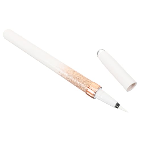 HAMPPLIES Wasserfester Eyeliner Stift Langlebiger Schwarzer Make Up Stift für Natürliche Augenlinien Tragbares Make Up Werkzeug mit Flexibler Pinselspitze Perlenweiß HAMPPLIES Wasserfester Eyeliner Stift Langlebiger Schwarzer Make Up Stift für Natürliche Augenlinien Tragbares Make Up Werkzeug mit Flexibler Pinselspitze Perlenweiß von HAMPPLIES
