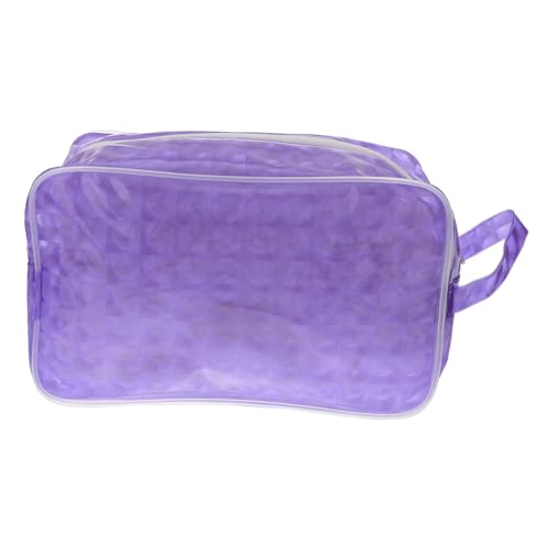 HAMPPLIES wasserdichte Eva Strandtasche Kulturbeutel Reise Kosmetiktasche Tragbar Kompakt Mit Reißverschluss Für Damen Familie Bad Spa von HAMPPLIES