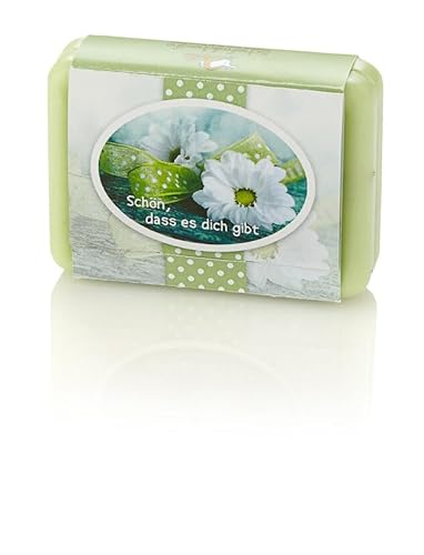 Schafmilchseife Ovis Gurke-Limette Klappkarte "Schön dass es dich gibt" Geschenke Weihnachtskarte Grußkarte Naturseife Seife Stückseife Schafmilchseife Ovis Gurke-Limette Klappkarte "Schön dass es dich gibt" Geschenke Weihnachtskarte Grußkarte Naturseife Seife Stückseife von HAN-SEN