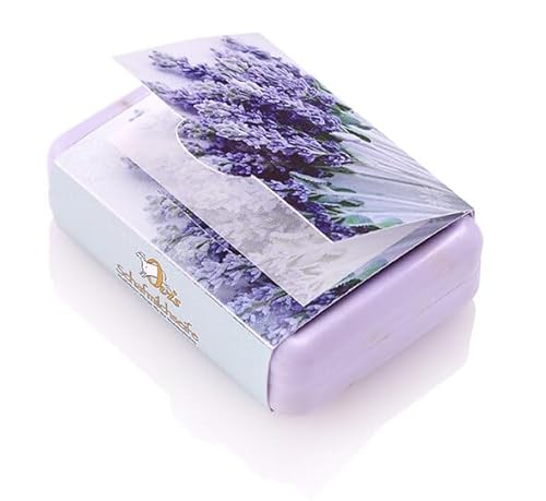 Schafmilchseife Ovis Lavendel Klappkarte "Lavendel" Geschenke Weihnachtskarte Grußkarte Naturseife Seife Stückseife Schafmilchseife Ovis Lavendel Klappkarte "Lavendel" Geschenke Weihnachtskarte Grußkarte Naturseife Seife Stückseife von HAN-SEN