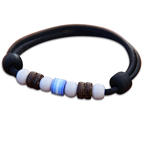 HANA LIMA Armschmuck Damen Armband Lederarmband Surfschmuck Herrenarmband Surferarmband von HANA LIMA