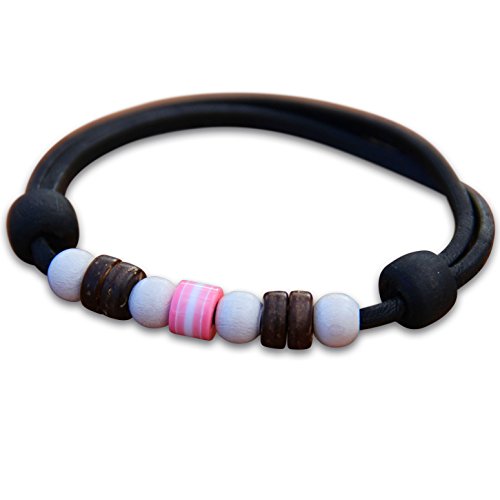 HANA LIMA Surferarmband Damen Armband Lederarmband Surfschmuck Herrenarmband Armschmuck von HANA LIMA