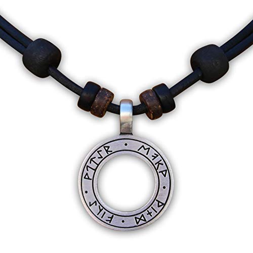 HANA LIMA Lederhalskette Halskette 4 Elemente Lederkette Wikinger Herren Damen Odin Thor HANA LIMA Lederhalskette Halskette 4 Elemente Lederkette Wikinger Herren Damen Odin Thor von HANA LIMA