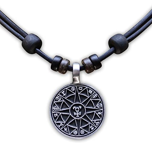 HANA LIMA Lederkette Halskette Schutzamulett Herren Damen Metallanhänger HANA LIMA Lederkette Halskette Schutzamulett Herren Damen Metallanhänger von HANA LIMA
