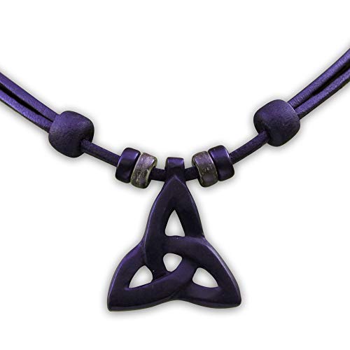 HANA LIMA Lederkette Keltischer Knoten Holzschnitzerei Halskette Herren Damen Surferkette HANA LIMA Lederkette Keltischer Knoten Holzschnitzerei Halskette Herren Damen Surferkette von HANA LIMA