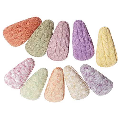 HANABASS 10 Stücke Wassertröpfchen Haarspangen für Mädchen Kleiner Haarschmuck Kinder Haar Clips Bunte Haarklammern für Feste und Partys von HANABASS