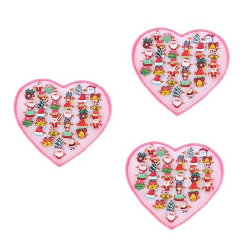 HANABASS 108 Stück Goldener Ringspielzeug Finger Requisiten Für Weihnachten Weihnachts-finger-requisiten Weihnachtsfingerringe Fingerring von HANABASS