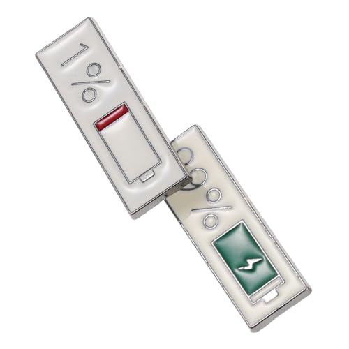 HANABASS 2 Stück Cartoon Electric Power Brosche Charmante Brosche Junior-Pin Kleinkind Brosche Kinderbrosche Lustige Brosche Attraktive Brosche hübsche Brosche Brosche Legierung von HANABASS