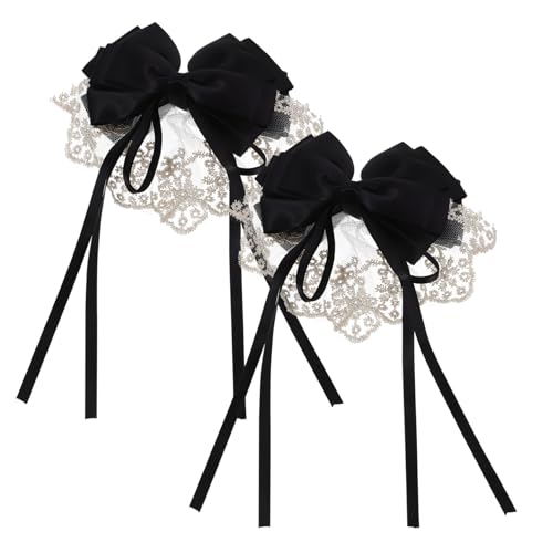 HANABASS 2 Stück Haarklammern mit Schleifen Damen Haarklammer mit Elegantem Bogen Design Langlebig und Einfach zu Verwenden Vielseitig Passend für Alltag und Hochzeit von HANABASS