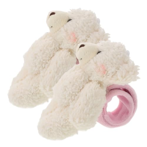 HANABASS 2stücke Schöne Slap Armbänder Für Junge Mädchen Mit Cartoon Bär Motiv Hochwertiger Als Party Für Geburtstag Und Festivals von HANABASS