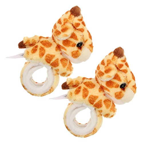 HANABASS 2 Stück Plüsch Giraffe Slap Armbänder Lustige Tierhandgelenk Bänder für Partygeschenk und Schulaktivitäten Tiermotiv für Unvergessliche Erlebnisse HANABASS 2 Stück Plüsch Giraffe Slap Armbänder Lustige Tierhandgelenk Bänder für Partygeschenk und Schulaktivitäten Tiermotiv für Unvergessliche Erlebnisse von HANABASS