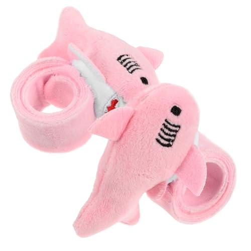 HANABASS 2 Stück Teiliges Plüsch Slap Armband Kuscheliges Hautfreundliches Partyzubehör Leichtes Langlebiges Schnapparmband für Jungen und Mädchen von HANABASS