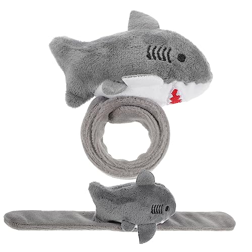 HANABASS 2 Stück Teiliges Snap Bracelet Armband mit Süßem Plüsch Robustes Slap Band für Kindergeburtstag Partyzubehör Einfach zu Bedienen Langlebig als von HANABASS